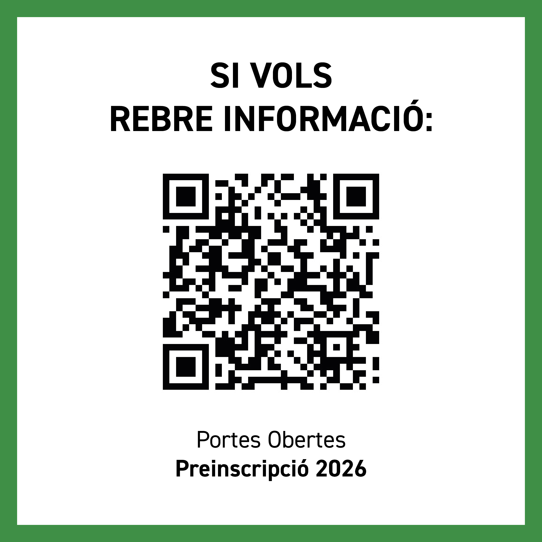 QR portes obertes