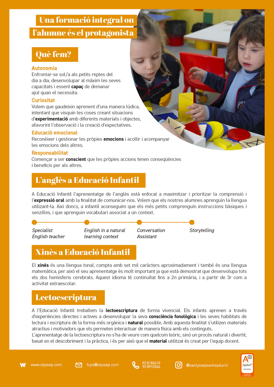 Informació Etapa infantil